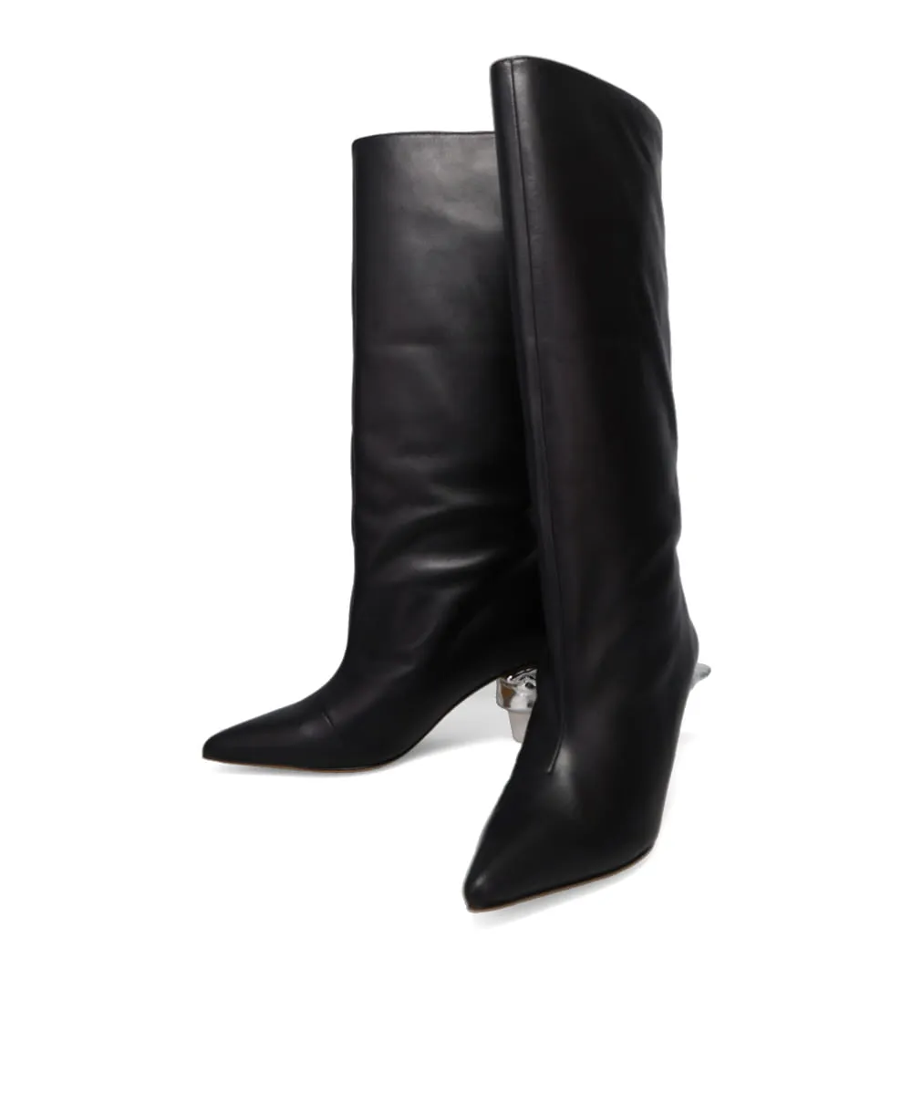 TOOTH PASTE HEEL LONG BOOTS