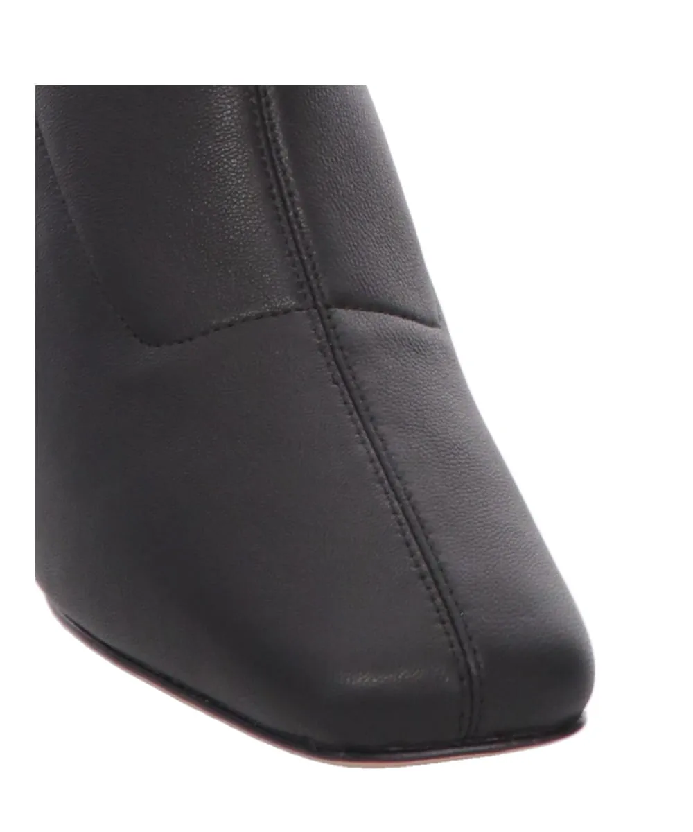 TOOTH PASTE HEEL STRETCH SHORT BOOTS