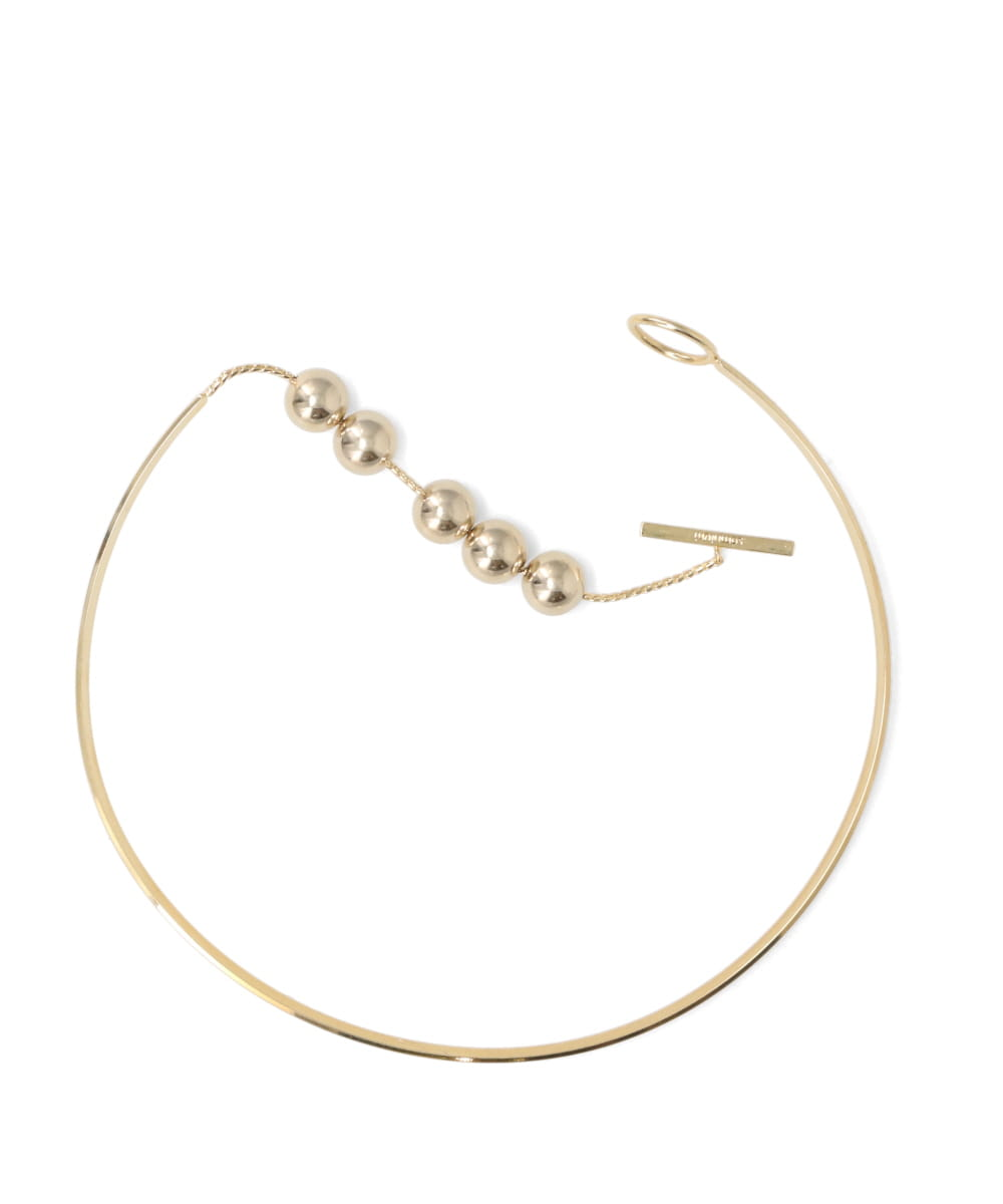 OSMIUM BALL CHOKER - GOLD