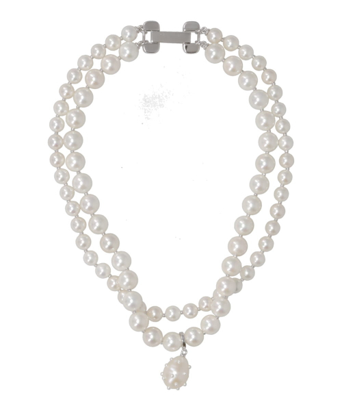DOUBLE LAYER PEARL NECKLACE