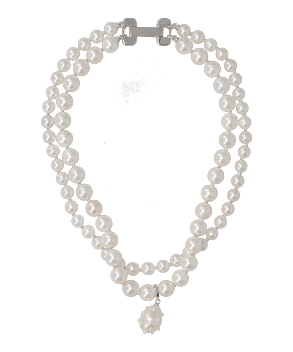 DOUBLE LAYER PEARL NECKLACE