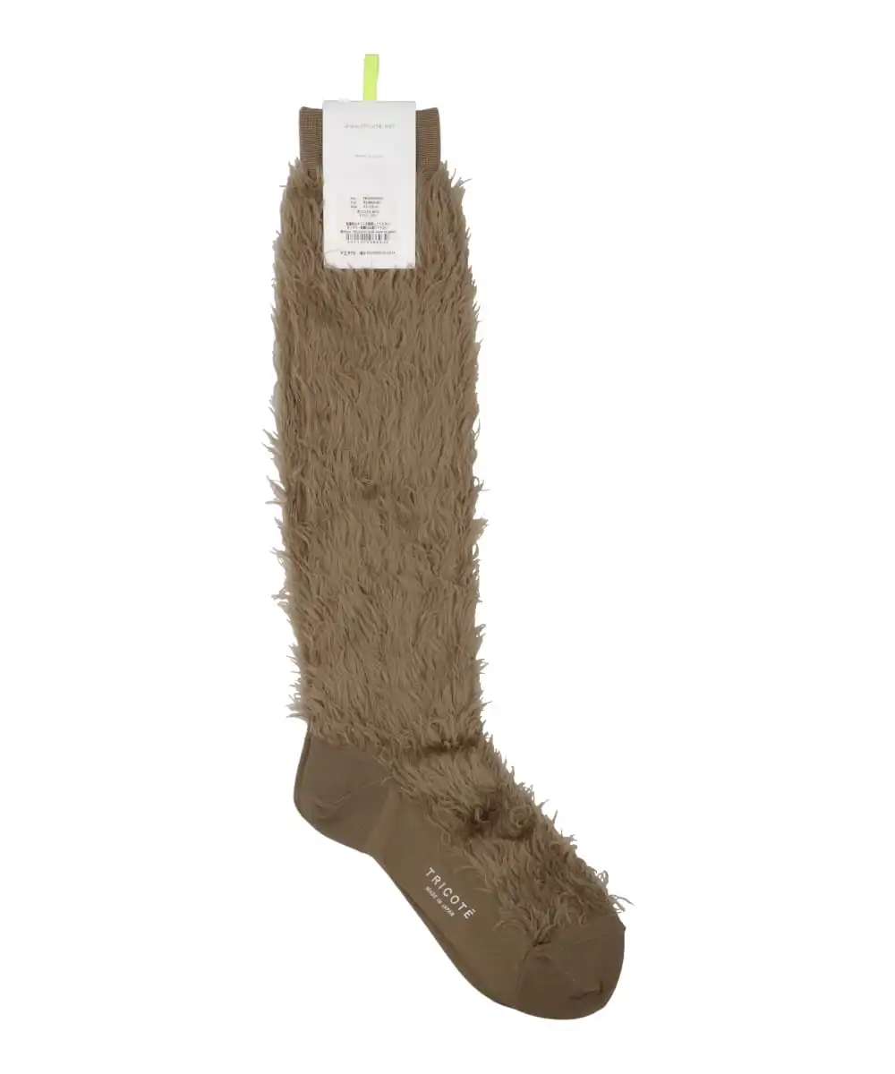 FAKE FUR HIGH SOCKS