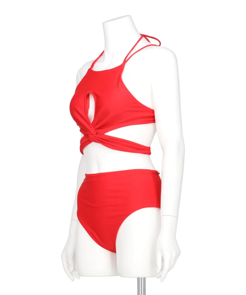 TWISETED TWO PIECE SWIMSUIT